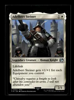 ADELBERT STEINER Final Fantasy #3 FIN(NM+)(MTG) - Image 1