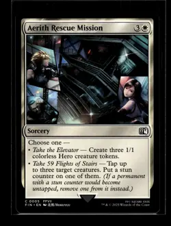 AERITH RESCUE MISSION Final Fantasy #5 FIN(NM+)(MTG) - Image 1