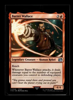 BARRET WALLACE Final Fantasy #129 FIN(NM+)(MTG) - Image 1