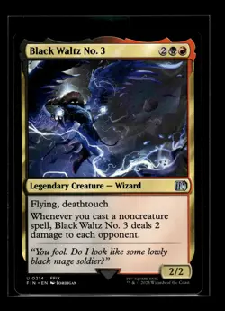 BLACK WALTZ NO. 3 Final Fantasy #214 FIN(NM+)(MTG) - Image 1
