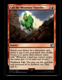 CALL THE MOUNTAIN CHOCOBO Final Fantasy #131 FIN(NM+)(MTG) - Image 1