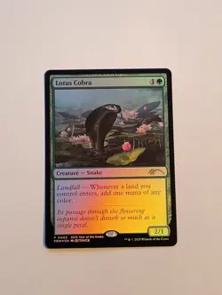 Lotus Cobra year of the snake foil promo - Image 1