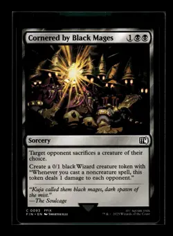 CORNERED BY BLACK MAGES Final Fantasy #93 FIN(NM+)(MTG) - Image 1