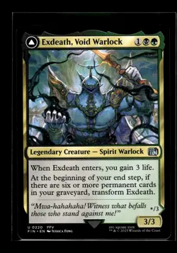 EXDEATH, VOID WARLOCK Final Fantasy #220 FIN(NM+)(MTG) - Image 1