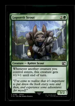 LOPORRIT SCOUT Final Fantasy #192 FIN(NM+)(MTG) - Image 1
