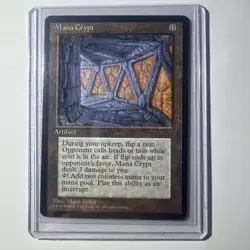 Magic The Gathering Mana Crypt Book Promo 1995 LP - Image 1
