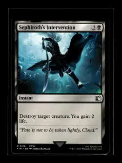SEPHIROTH'S INTERVENTION Final Fantasy #116 FIN(NM+)(MTG) - Image 1
