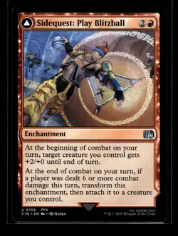 SIDEQUEST: PLAY BLITZBALL Final Fantasy #158 FIN(NM+)(MTG) - Image 1