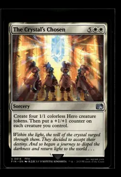 THE CRYSTAL'S CHOSEN Final Fantasy #14 FIN(NM+)(MTG) - Image 1