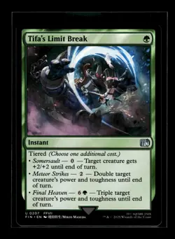 TIFA'S LIMIT BREAK Final Fantasy #207 FIN(NM+)(MTG) - Image 1