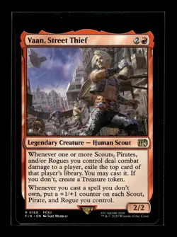 VAAN, STREET THIEF Final Fantasy #168 FIN(NM+)(MTG) - Image 1