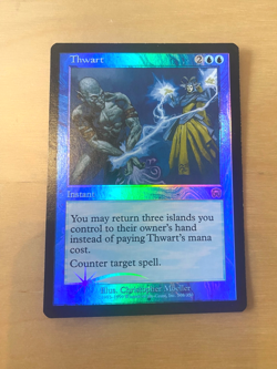 MTG Foil Thwart Mercadian Masques GD - Image 1