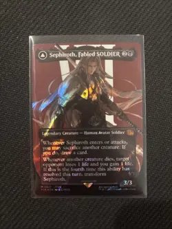 Sephiroth, Fabled SOLDIER (Borderless) (Surge Foil) Final Fantasy Foil - Image 1