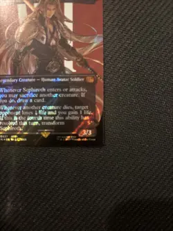 Sephiroth, Fabled SOLDIER (Borderless) (Surge Foil) Final Fantasy Foil - Image 5