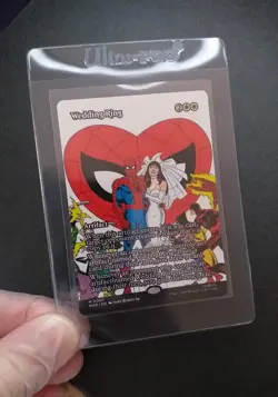 Wedding Ring mtg Mythic Borderless Full Art 007 Spider-Man Magic: The Gathering - Image 3