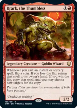 1 x Krark, the Thumbless - Commander Legends - Light Play - MTG - Image 1