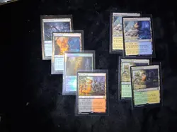 MTG. Shock Lands Lot 8 Lands 6 Different. Foil Overgrown Tomb - Image 2