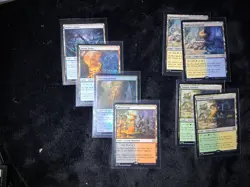 MTG. Shock Lands Lot 8 Lands 6 Different. Foil Overgrown Tomb - Image 3