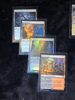 MTG. Shock Lands Lot 8 Lands 6 Different. Foil Overgrown Tomb - Image 4