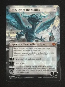 1x MTG Ugin, Eye of the Storms (Borderless) - Tarkir: Dragonstorm (TDM) #382 - Image 2