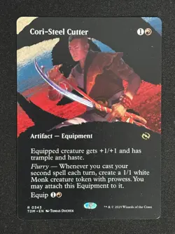 1x MTG Cori-Steel Cutter (Borderless) - Tarkir: Dragonstorm (TDM) #343 - Magic - Image 3