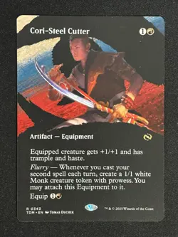 1x MTG Cori-Steel Cutter (Borderless) - Tarkir: Dragonstorm (TDM) #343 - Magic - Image 5