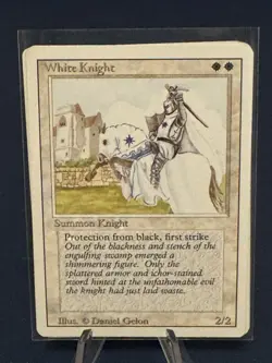 MTG - Magic The Gathering - White Knight X 4 - Revised - NP/NM! - Image 3