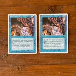 Hurkyl's Recall x2 VLP 4th Edition 1995 Magic the Gathering MTG TCG - Image 1