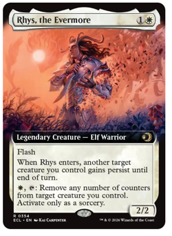 Rhys, the Evermore - Extended Art Lorwyn Eclipsed MTG - Image 1