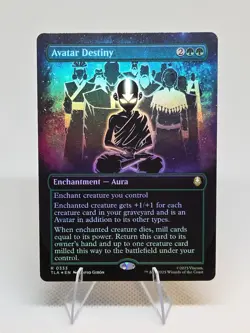 Avatar Destiny (Borderless) FOIL X1 TLA MTG Avatar FB3 - Image 1