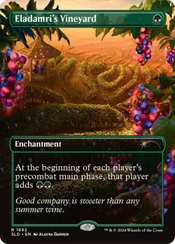 Eladamri's Vineyard (Borderless) [Sheldon's Spellbook] MTG - Image 1