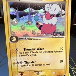 Pokemon Flaaffy 56/115 Stamped Unseen Forces Reverse Holo (LP) Light Play - Image 2