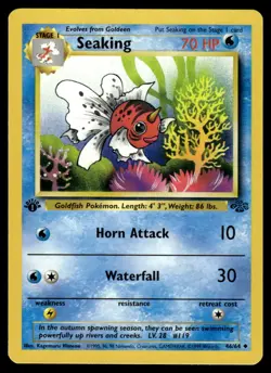 Pokemon TCG Jungle 1st Edition #46/64 Seaking LP+ - Image 1