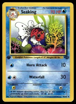 Pokemon TCG Jungle 1st Edition #46/64 Seaking LP+ - Image 1