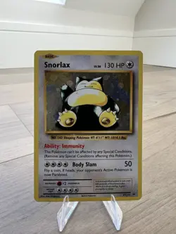Pokemon TCG Snorlax Black Star XY179 Promo Holo Rare - Image 1