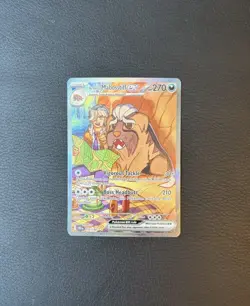 Pokemon TCG Arven's Mabosstiff EX #235/182 Sv10: Destined Rivals SIR - Image 1