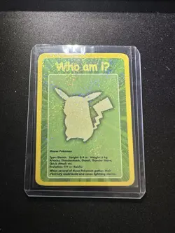 Funskool Pokemon Who Am IU 2004 - #025 Pikachu C06 Pack fresh - Image 1