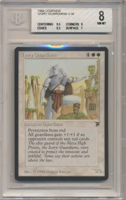 BGS 8 MTG Magic the Gathering Legends Ivory Guardians NM/MINT Condition!! 6278 - Image 1
