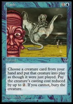 MTG Magic the Gathering Flash (66/351) Mirage LP - Image 1