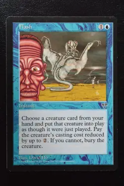 Magic The Gathering MTG FLASH Mirage MP Moderately Played - Image 1