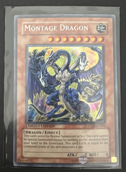 Yugioh Montage Dragon CT05-ENS01 Secret Rare Limited Edition - Near Mint NM - Image 1