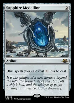 Sapphire Medallion R Modern Horizons 3 296 NM - Image 1