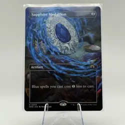 MTG Modern Horizons 3 - Sapphire Medallion (Borderless) - MH3 - NM - Image 1