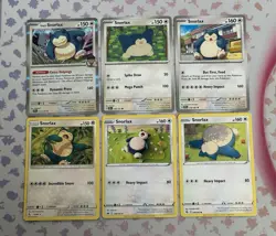 Snorlax (6)Pokemon Cards Bundle - NM+ - BEST PRICE ON EBAY & Fast Post - Image 1