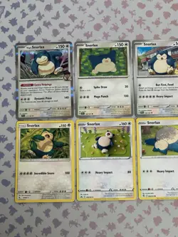 Snorlax (6)Pokemon Cards Bundle - NM+ - BEST PRICE ON EBAY & Fast Post - Image 2