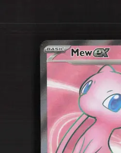 Mew ex 193/165 Sv: Scarlet & Violet 151 Full Art Ultra Rare Holo Pokemon Card NM - Image 3
