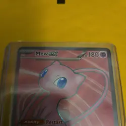 Mew ex 193/165 Sv: Scarlet & Violet 151 Holo Pokemon Near Mint Full Art Card! - Image 3