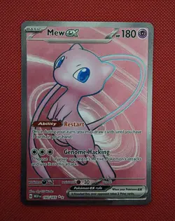 Mew ex 193/165 Sv: Scarlet & Violet 151 Holo Pokemon Near Mint Full Art Card! - Image 1