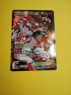 Pokemon TCG Team Magma's Groudon EX Holo Rare Card 15/34 Near Mint... - Image 1