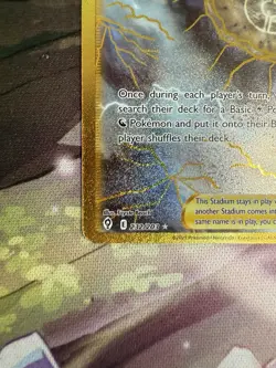 Stormy Mountains - 232/203 - Pokemon Evolving Skies Sword Shield Secret Rare NM - Image 2